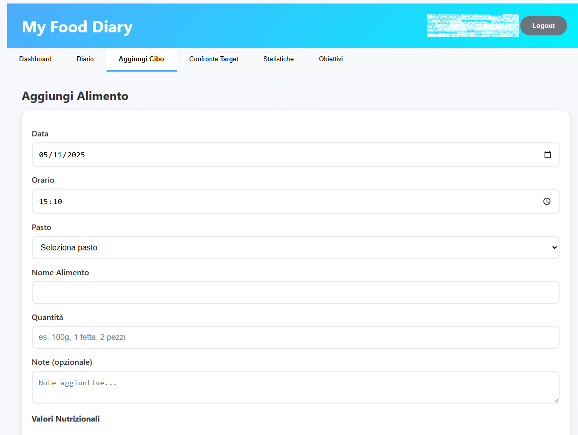 My Food Diary Screenshot 3